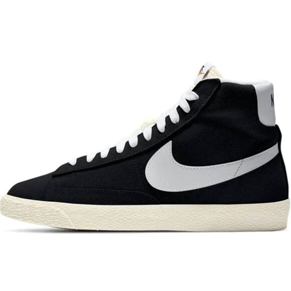 NIKE Blazer Mid 'Black' Sneakers GS Size 6Y - Picture 1 of 9